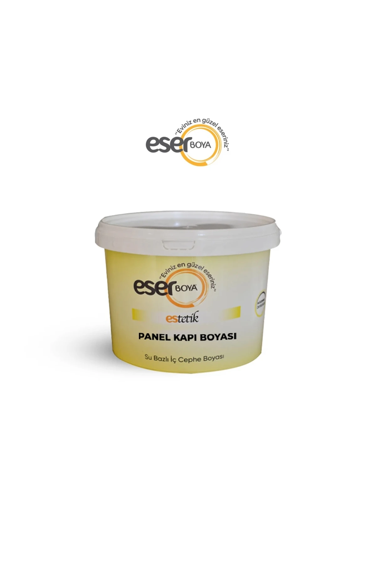 Estetik Su Bazlı Panel Kapı Boyası Kokusuz 3 KG