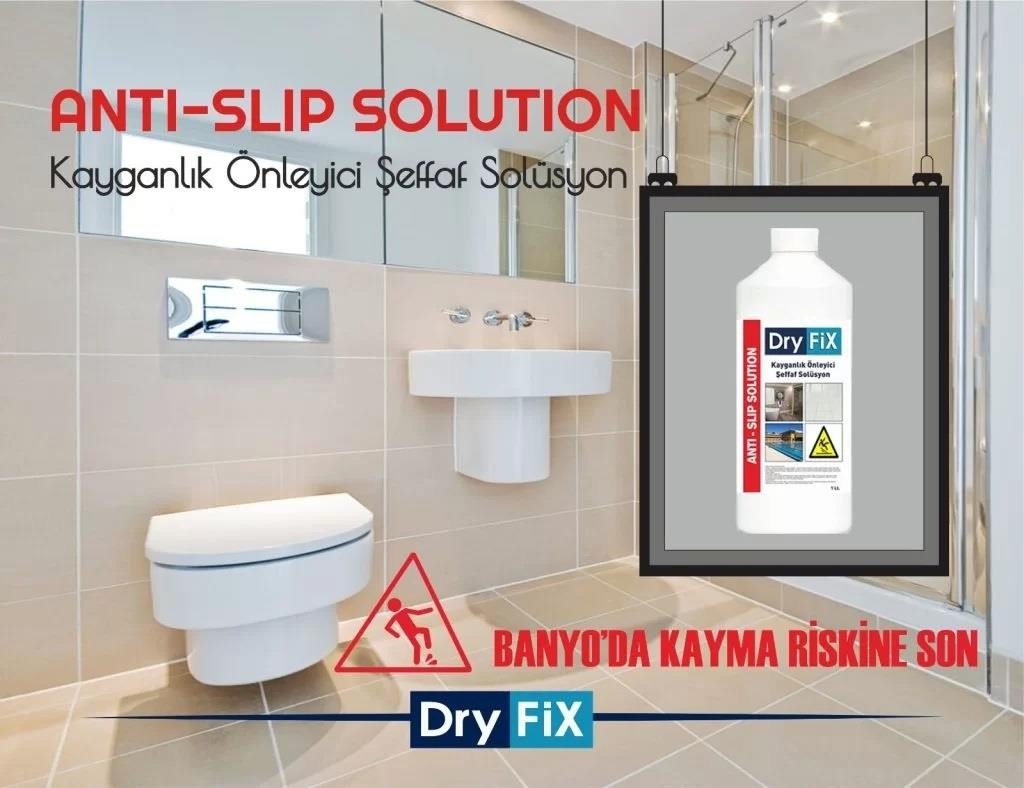 Kayganlık Önleyici Şeffaf Solüsyon 10 Lt
