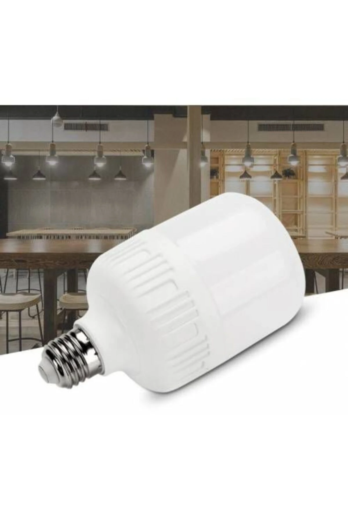 Ct-4328 E27 Duylu 60 Watt Yüksek Wat Led Tasarruflu Ampul Altmış Watt Beyaz