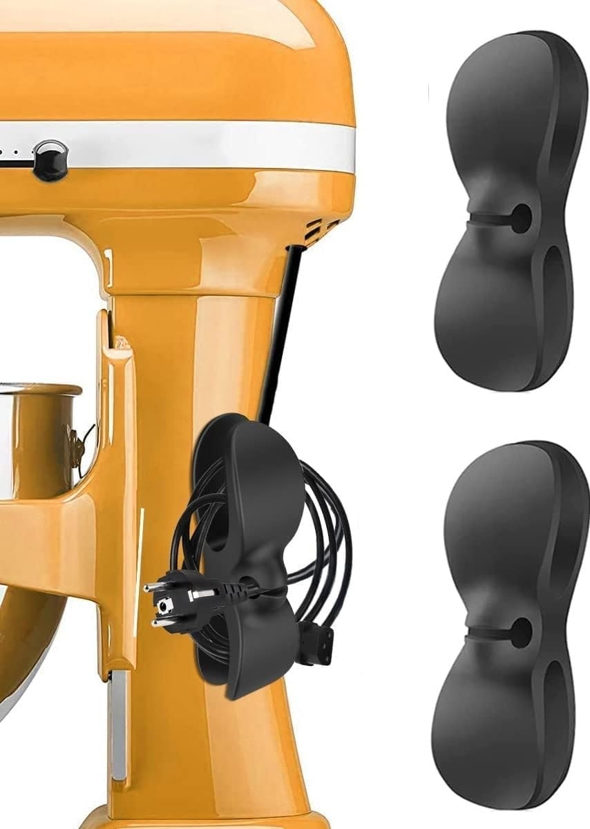 Menashop Metrashop Kablo Düzenleyici Çok Amaçlı Organizer Airfryer Kablo Sarma Aparatı Yapışkanlı Kablo Sabitleyici (2 Adet)
