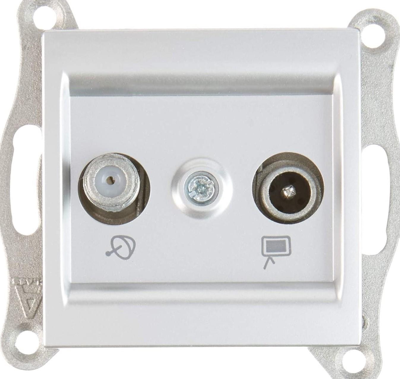 Zena Mek.metalik Gri Tv-Sat Prizi Sonlu