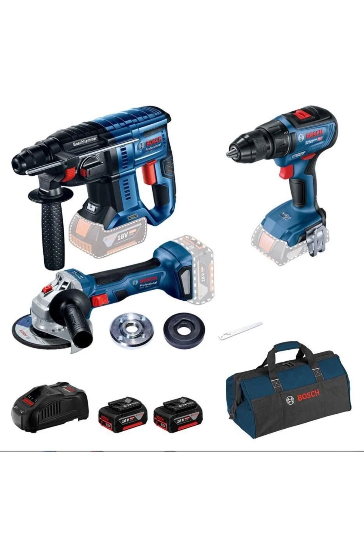 BOSCH Gbh 18v-28 C Gws 18v-10 Gsb 18v-50