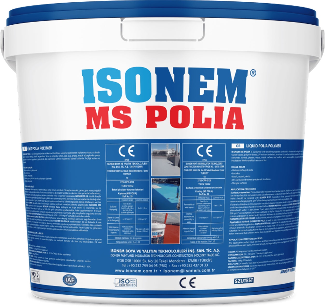 Isonem Ms Polıa Likid Polia Polymer 18 kg