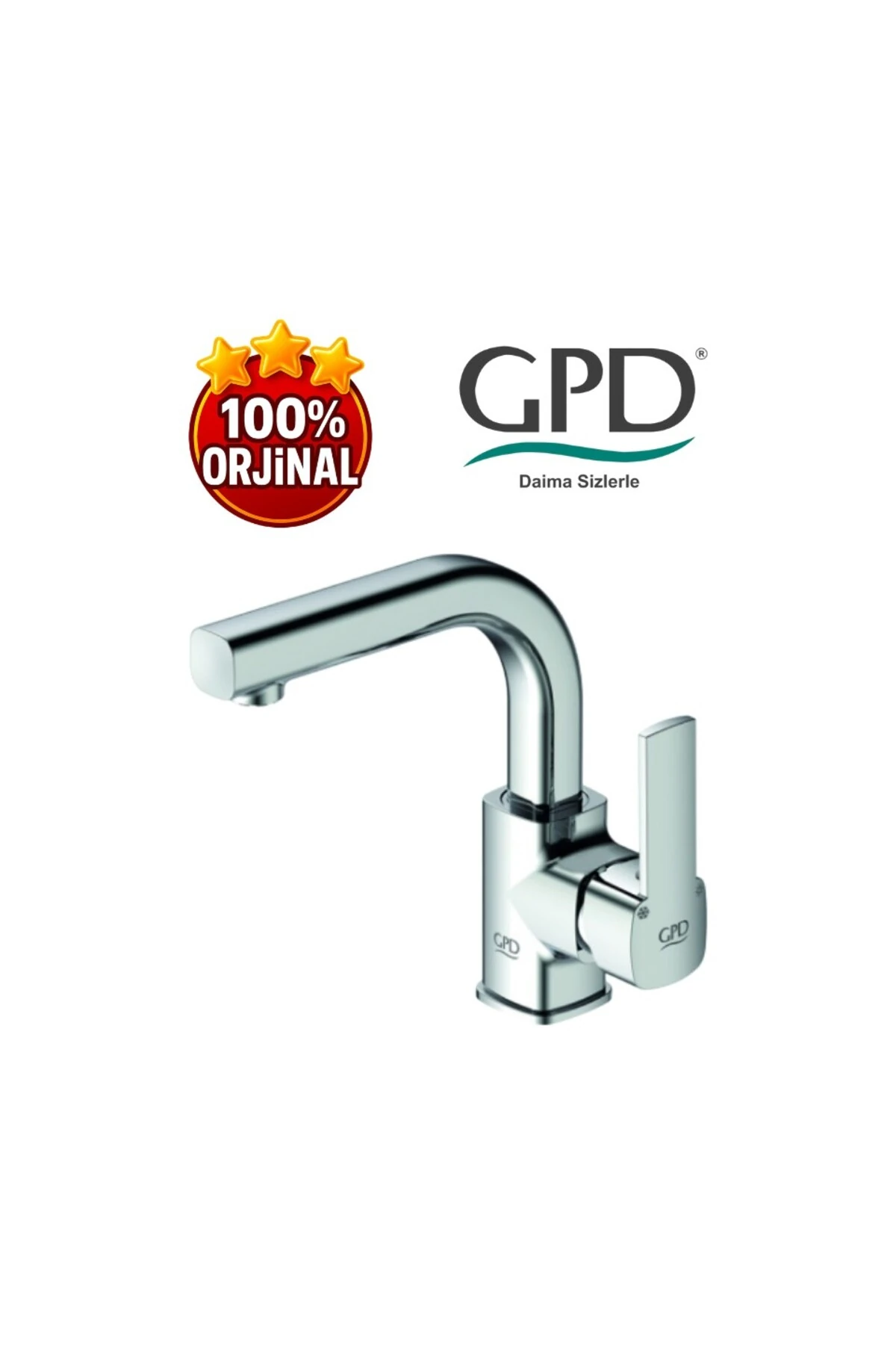 Adnoss Pedra Krom Döner Borulu Lavabo Bataryası Mtl160