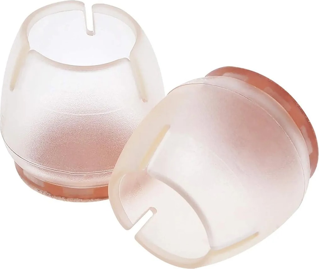 4 Adet (2,5 cm Veya 3.2 Cm) Silikon Masa Sandalye Pabuç Koltuk Sandalye Kaydırmaz Zemin Koruyucu