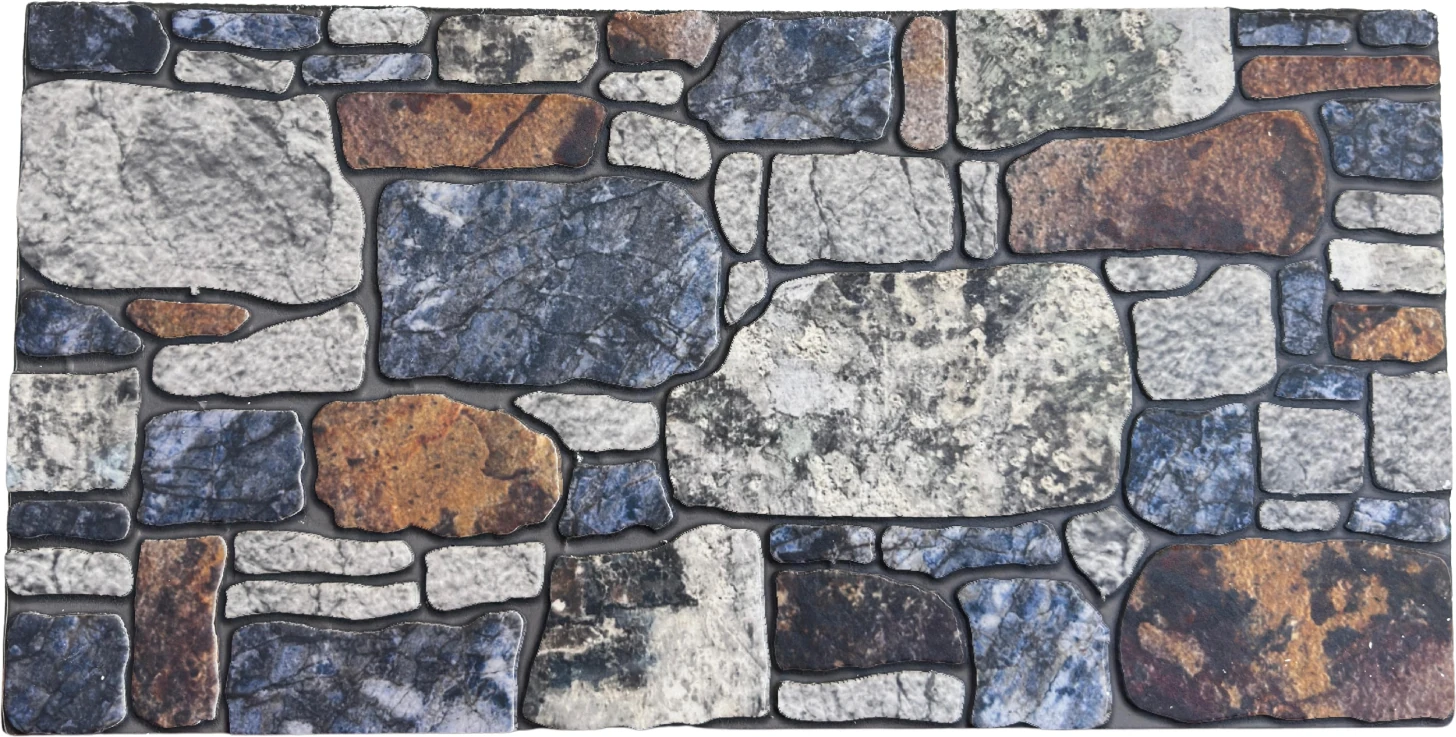 3 Boyutlu Buz Taş Desenli Strafor Duvar Kaplama Paneli