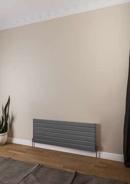 Teos Yatay Çelik Radyatör 1000X445 Pütürlü Beyaz (Ral 9016)
