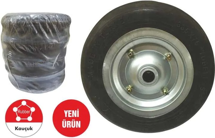 Tkr 002 El Arabası Tekeri Dolgu Teker Bilyalı - Lisinya