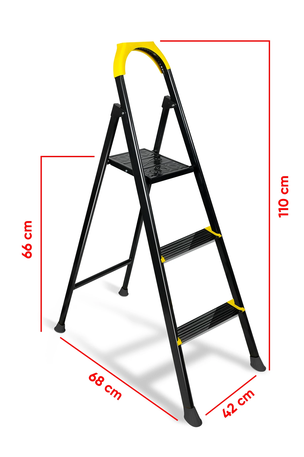 Hardy 2+1 Basamaklı Özel Tasarım Hafif Merdiven Tyc00573701866