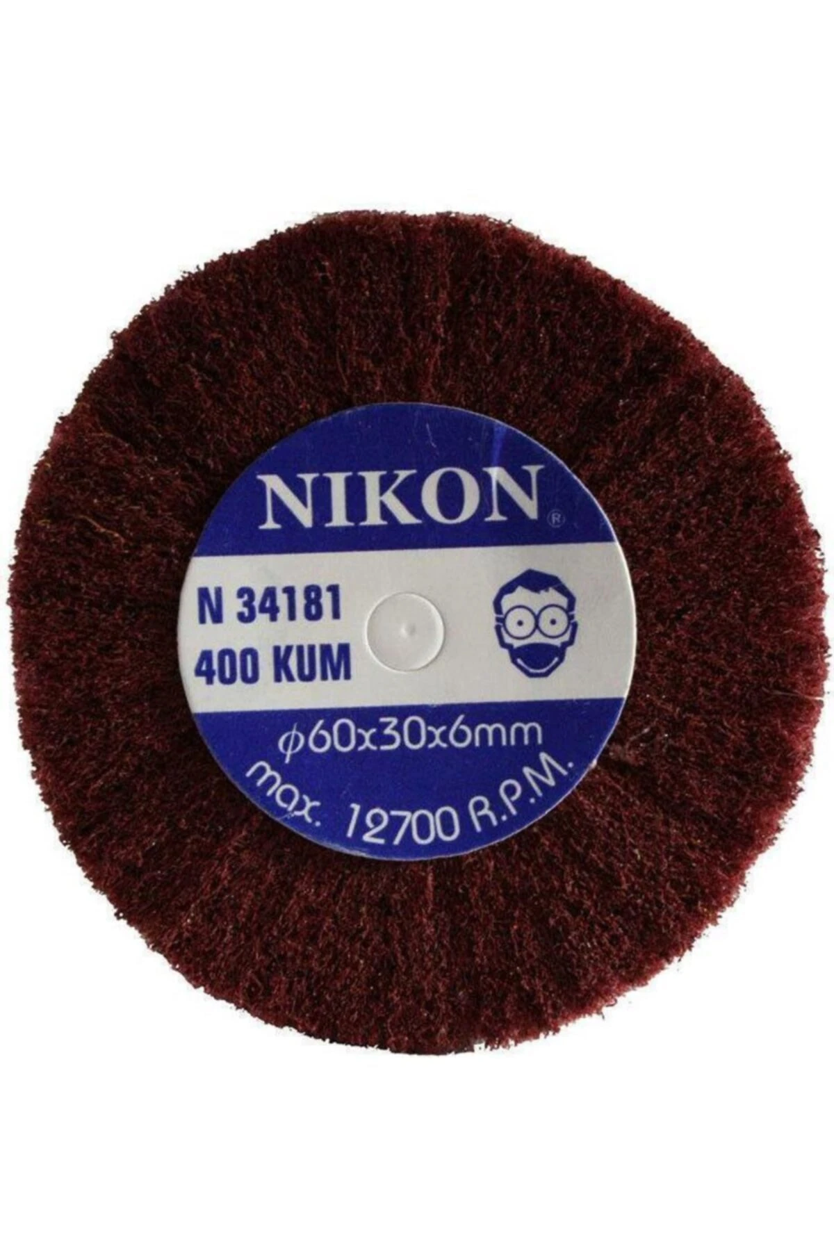 Saplı Mop Keçe Zımpara 40x20 mm-400 Kum