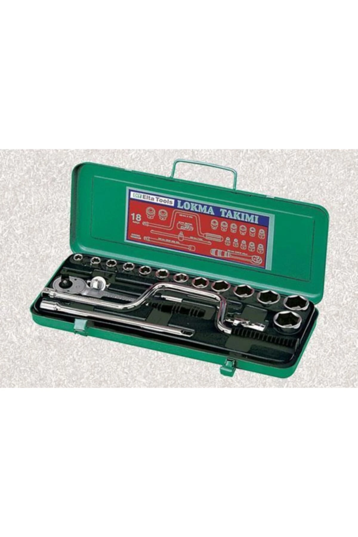 1115 1/2'' 17 Parça Lokma Anahtar Takımı