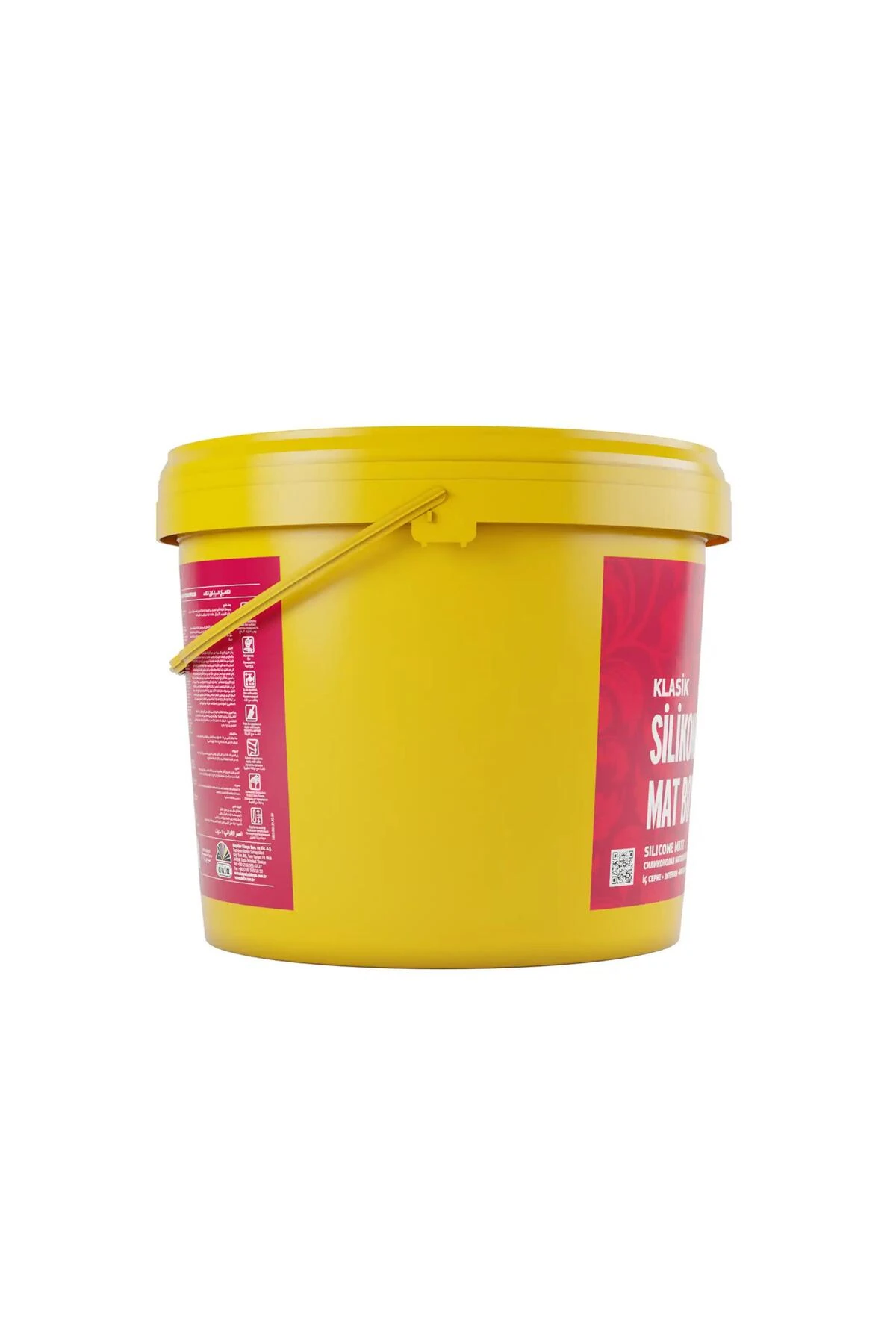 Klasik Silikonlu Mat Iç Cephe Duvar Boyası 1055 Fildişi 15 L