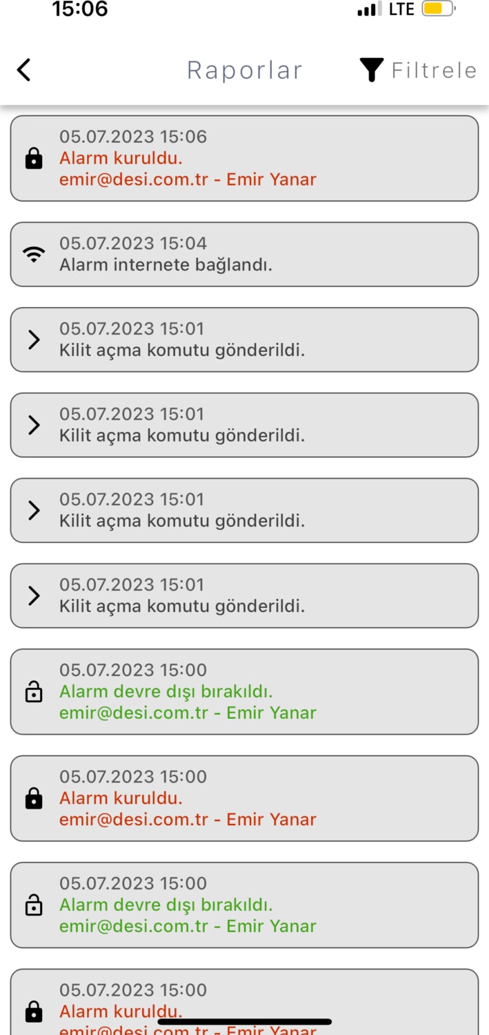 Midline Smart Plus Akıllı Alarm Sistemi (Wifi-Ble-Uygulama ile Kullanım)