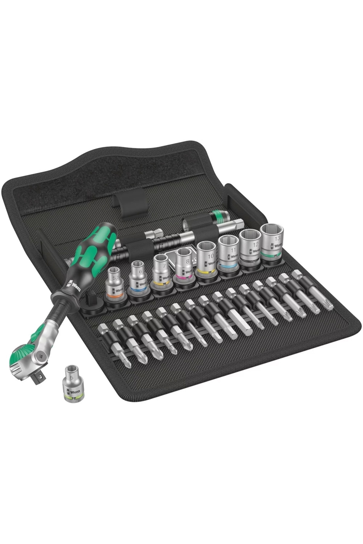 8100 SA 6 Zyklop Cırcırlı Lokma Bits Set 1/4" 05004016001