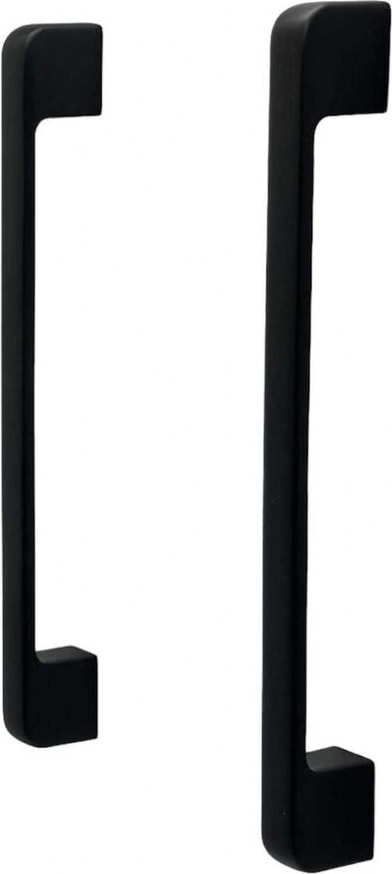Arel Mat Siyah Tv Ünitesi Vestiyer Yatak Odası Mutfak Dolap Çekmece Kulpu 224 mm (22,4 Cm) 2 Adet
