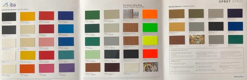 Akrilik Sprey Boya 400 ml Çelik Kapı Kahve ( Ral 8016 )