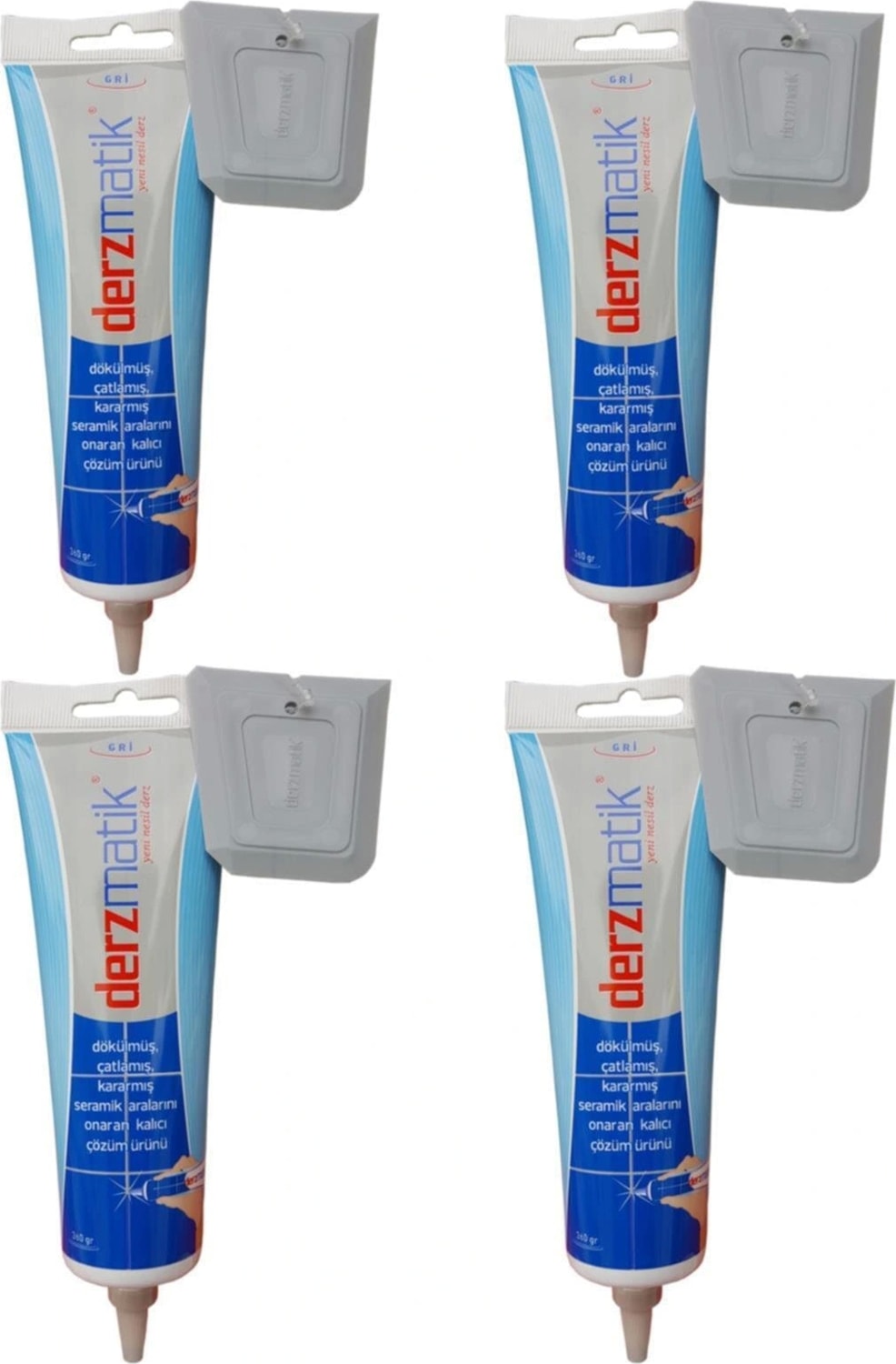 Derzmatik Gaga Uçlu Hazır Derz Dolgu Krem 360 gr 4’lü (5047)
