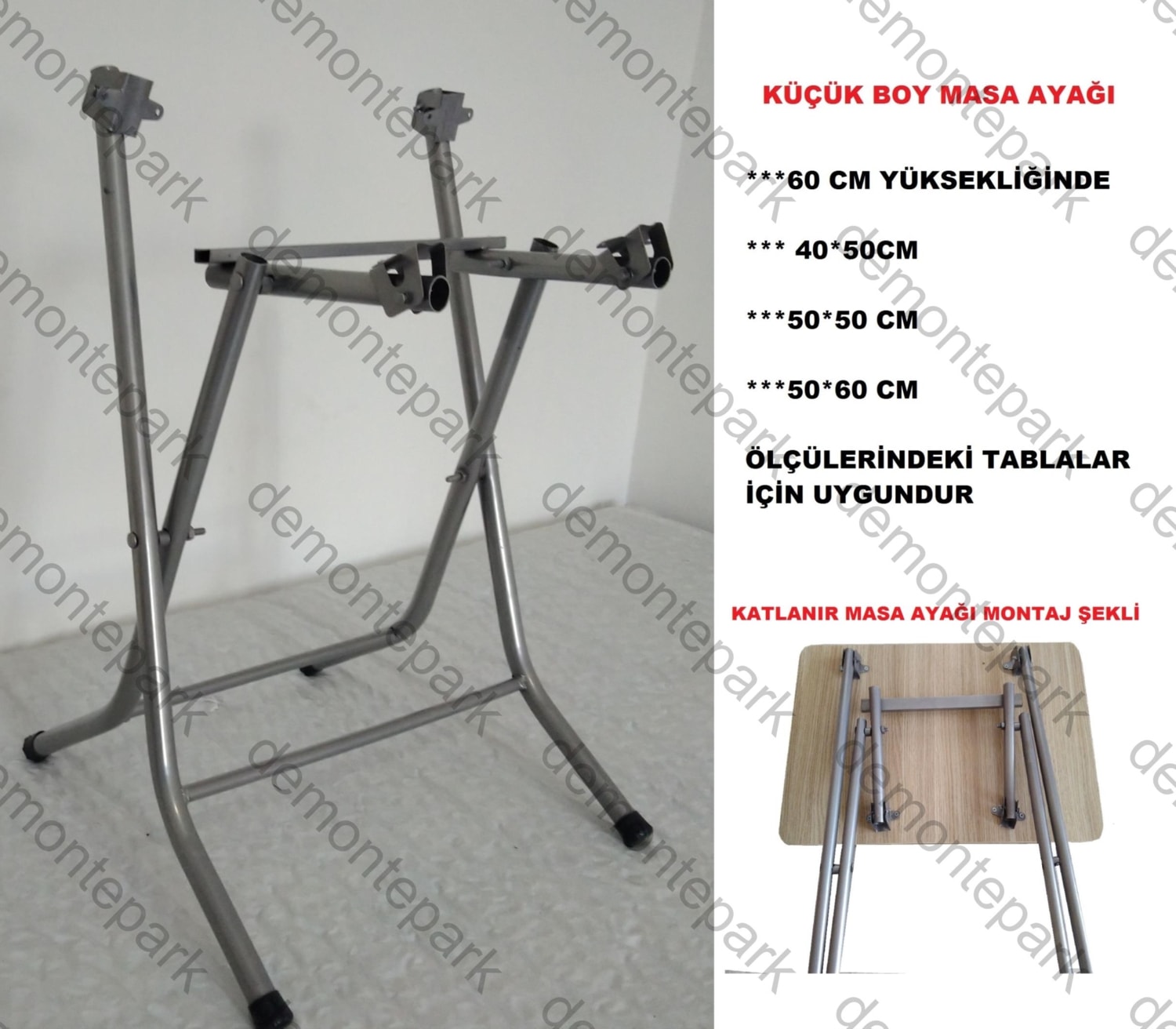 Katlanır Masa Ayağı Küçük Boy