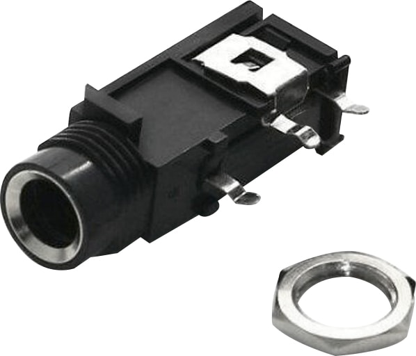 6.3 mm Gitar Jack Stereo Yatay Şase ZE-1061