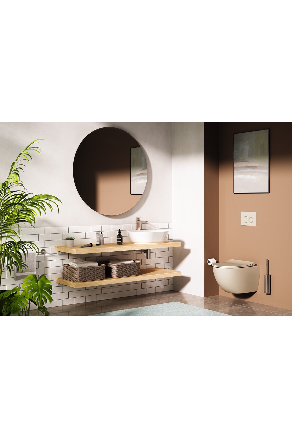 Origin A4512334 Lavabo Sifonu, T Tipi, Fırçalı Nikel