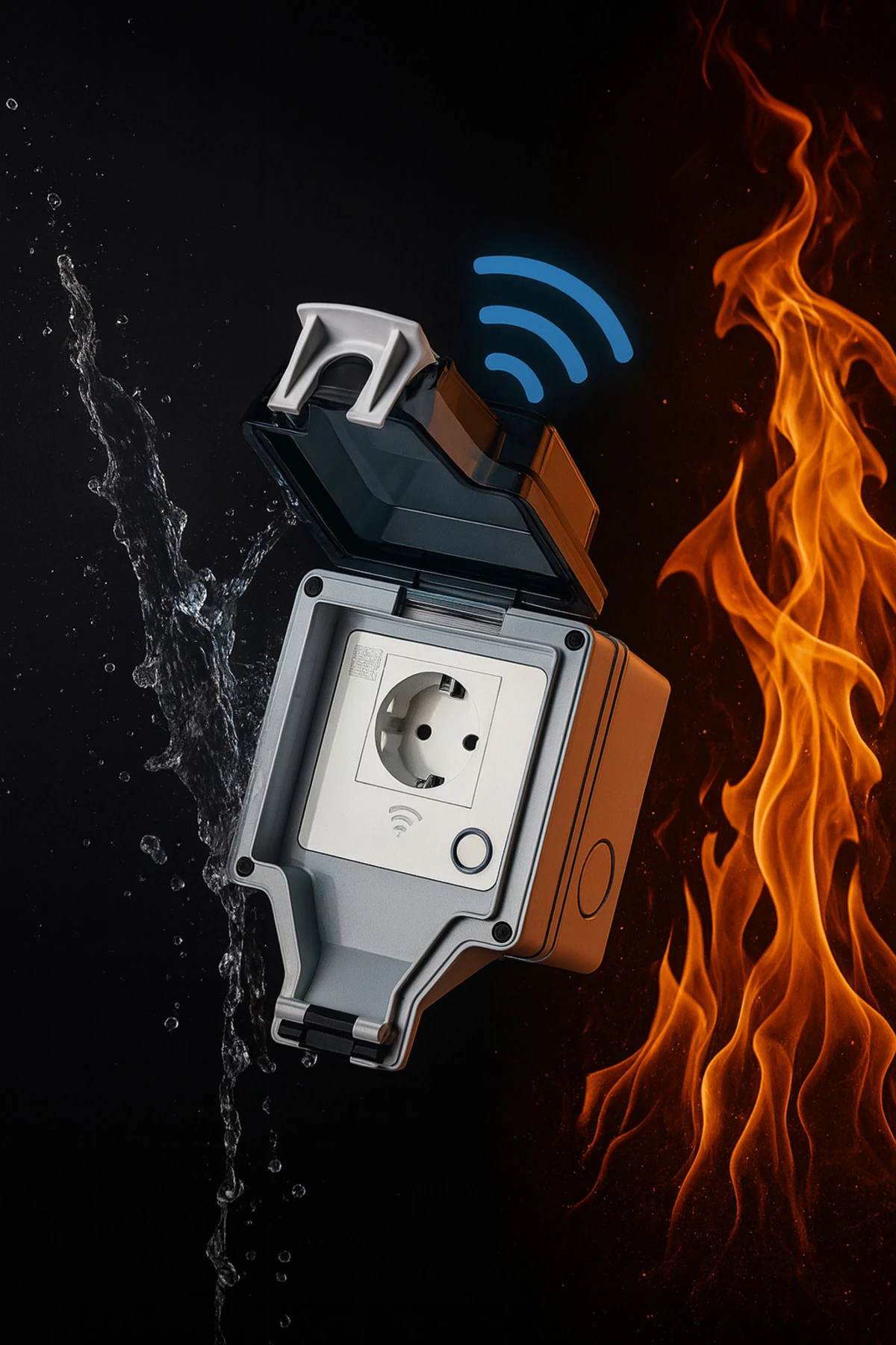 Dış Mekan Wifi Priz Tek Kutup (IP66)