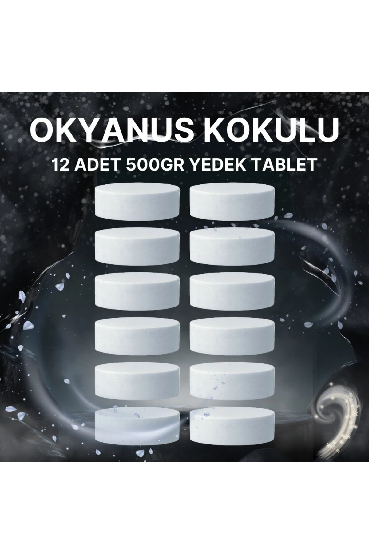 6 Adet 2x500 gr Nem Alıcı Rutubet Ve Küf Önleyici Yedek Tablet Okyanus