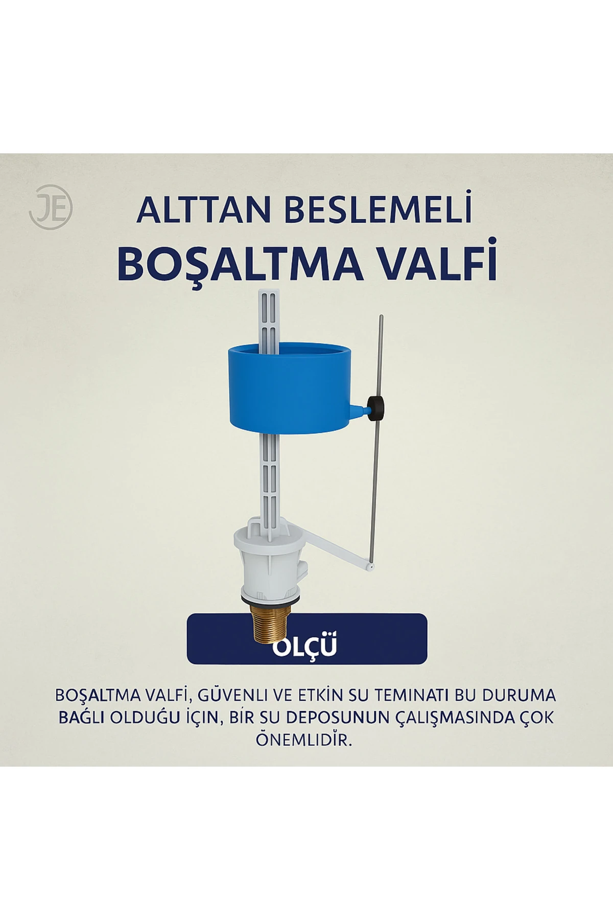 Klozet Rezervuar İç Takım Flatörü – Sessiz Dolum, Yüksek Uyumluluk, Alt Girişli Şamandıra Rezervuar