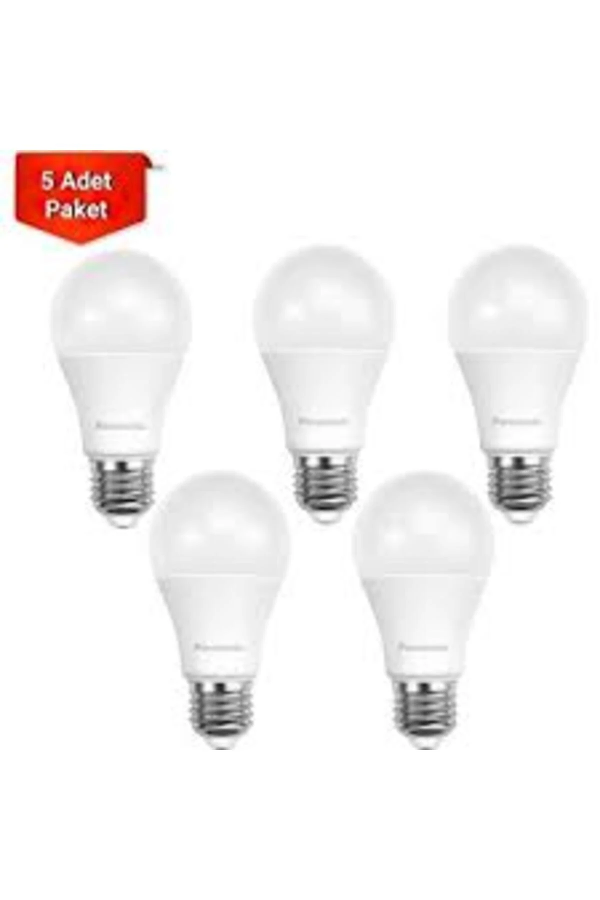 mylights panasonıc 8,5w e27 duylu gün ışığı led ampu 5adet