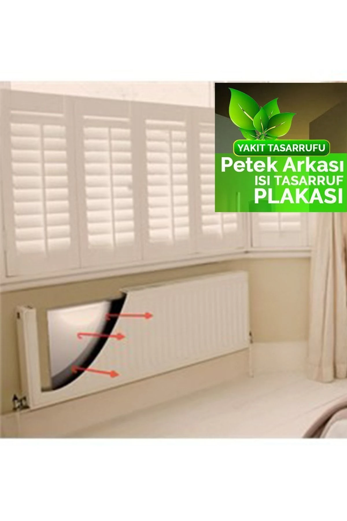 6 Adet Petek Arkası Yalıtım Levhası Radyatör Peteği Izolasyon Ev Isı Tasarruf Kalorifer Arkalığı