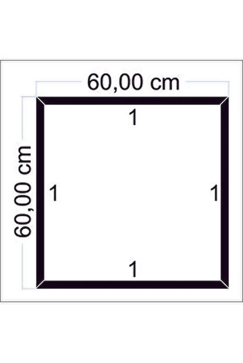 Boyanabilir Dekoratif Hazır Kesimli Antre ve Koridor Çerçevesi 2,5 cm Çıta