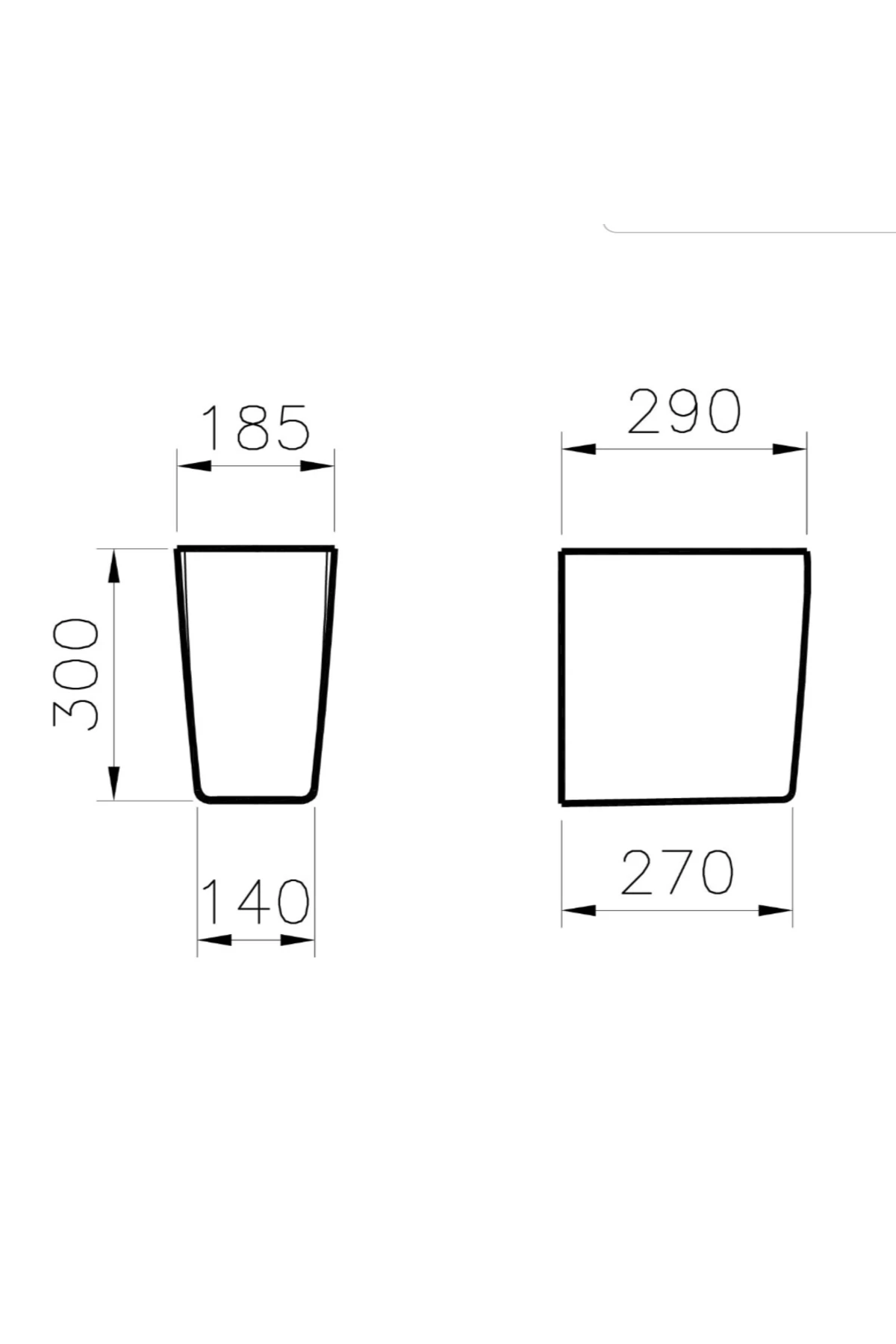D-light Yarım Ayak - Lavabo Destek Ayağı - Beyaz