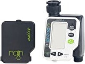 Amico Çift Çikişli Sulama Zamanlayıcısı Geniş Ekranlı Kullanıcı Dostu Kontrol 2 Bölge