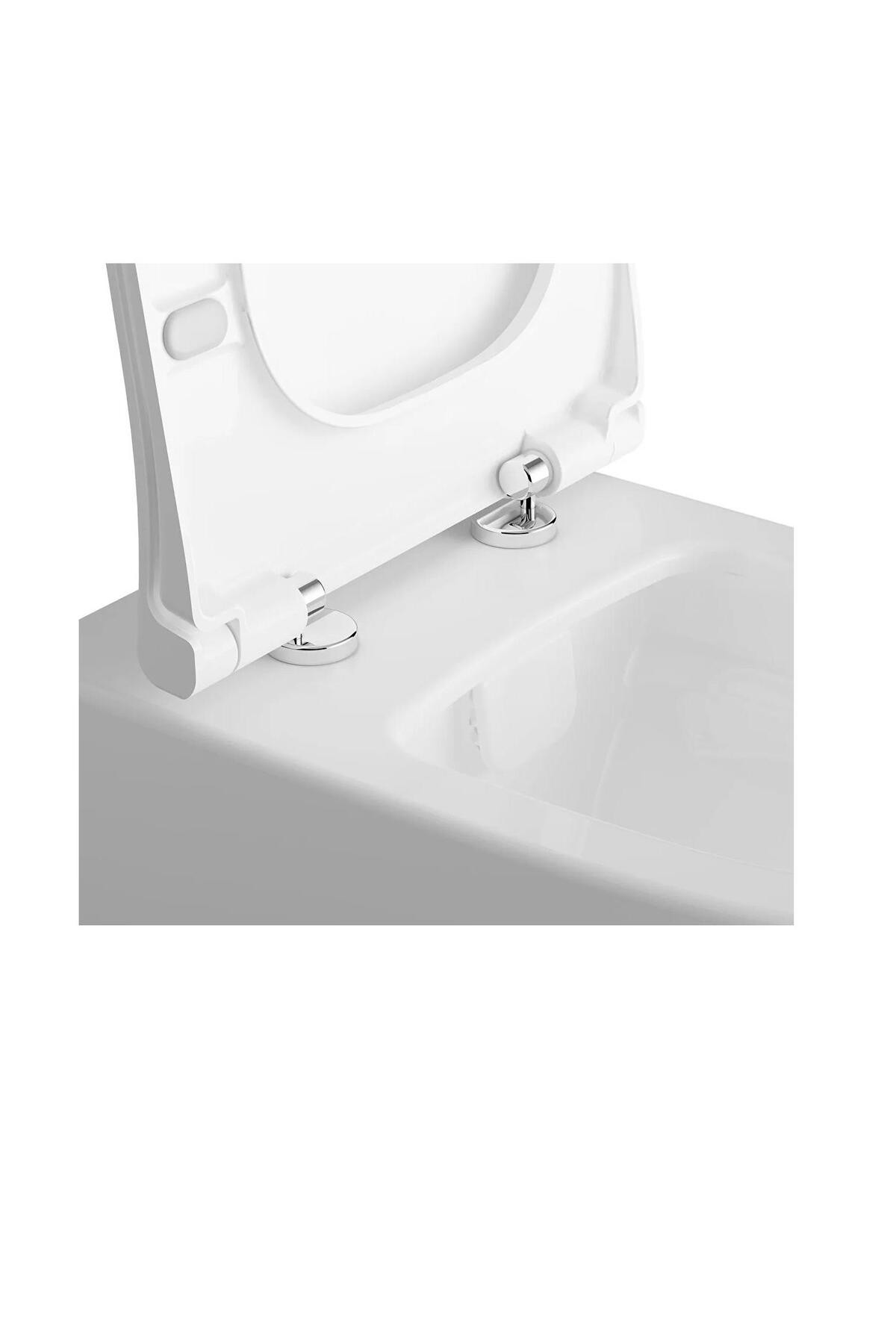 Sento Slim Soft Klozet Kapağı-DP-Mat Beyaz 120-401-009