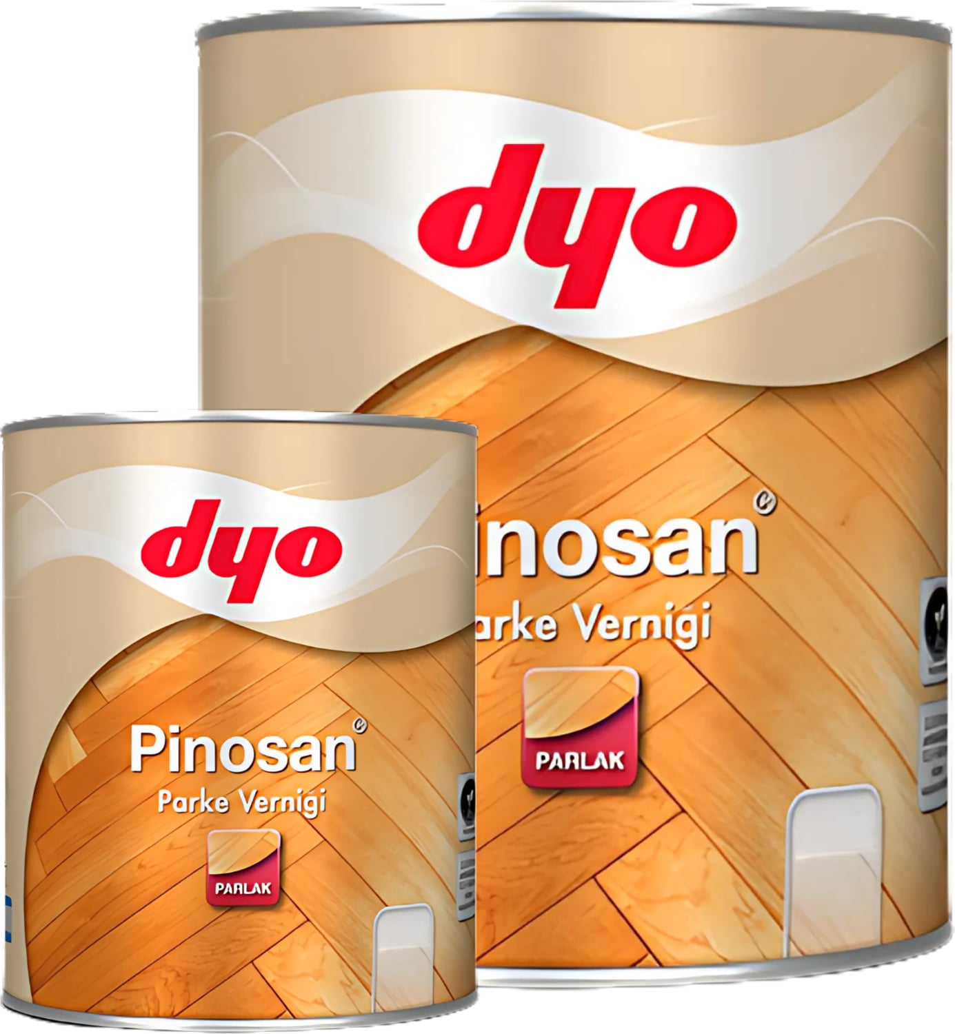 DYO Pinosan Şeffaf Parlak Parke Verniği Cam Cila 0,75L - 2,5l | Ahşap Zeminler Için Yüksek Dayanıklı Koruma