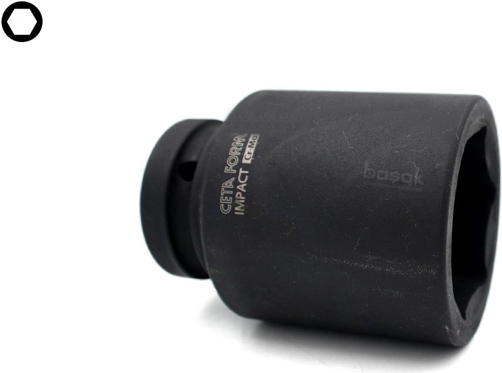 60 mm 1” 6 Köşe Derin Havalı Lokma Anahtar C84-H60