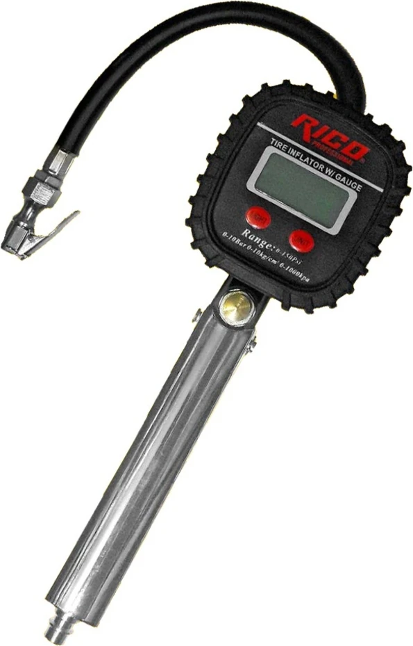 LCD Dijital Göstergeli Prof.lastik Şişirme Hava Tabancası