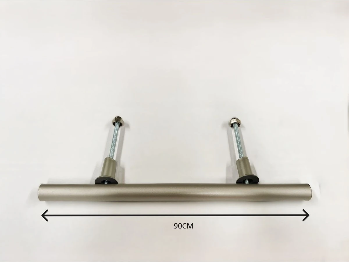 Çelik Kapı Çekme ve Tutma Kolu, 90CM, Saten Renk, Dayanıklı ve Şık Tasarım