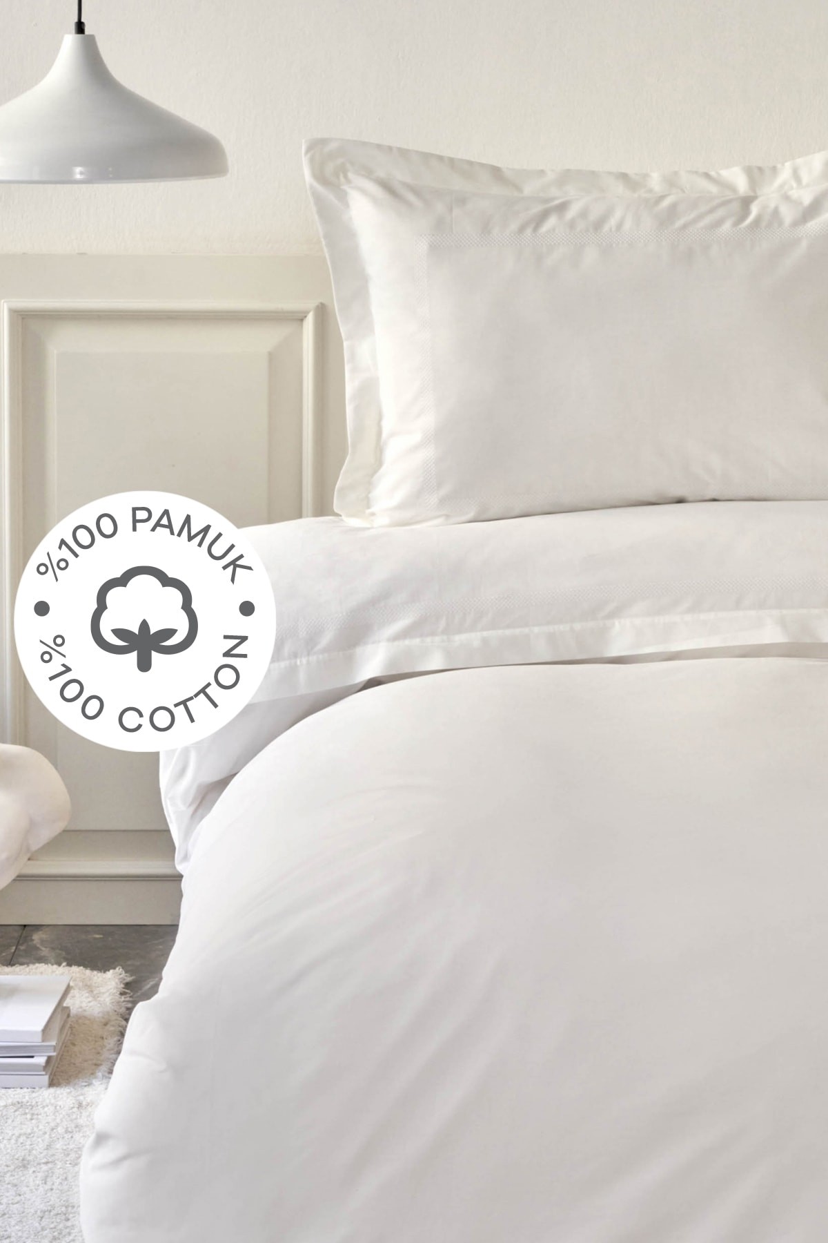 White Collection Livia %100 Pamuk Çift Kişilik Nevresim Takımı
