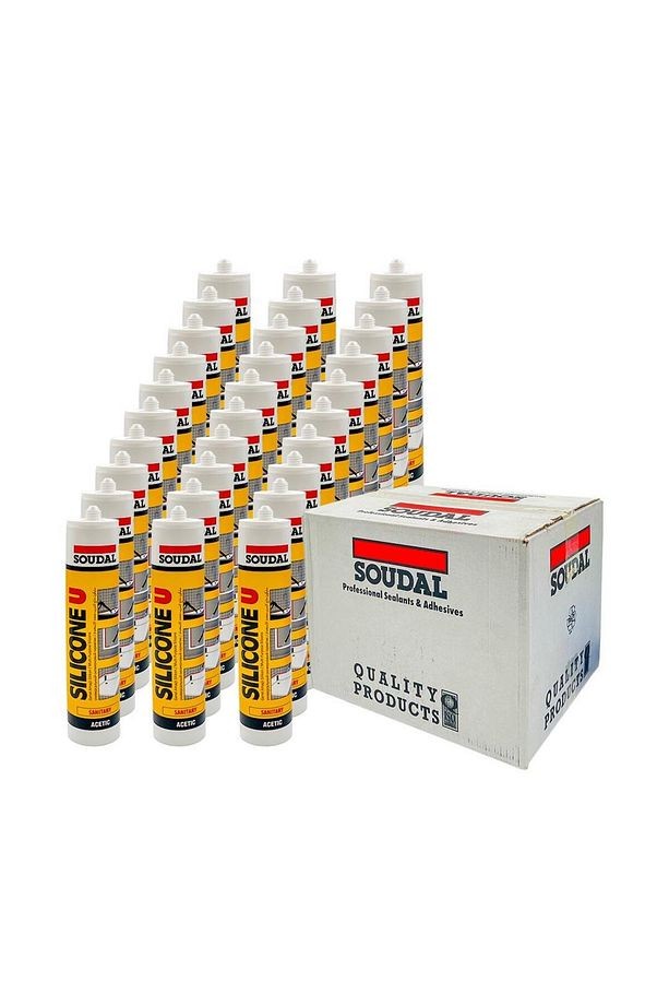 Silicone U Genel Amaçlı Silikon Kartuş Şeffaf 280 gr. - 30'lu Paket