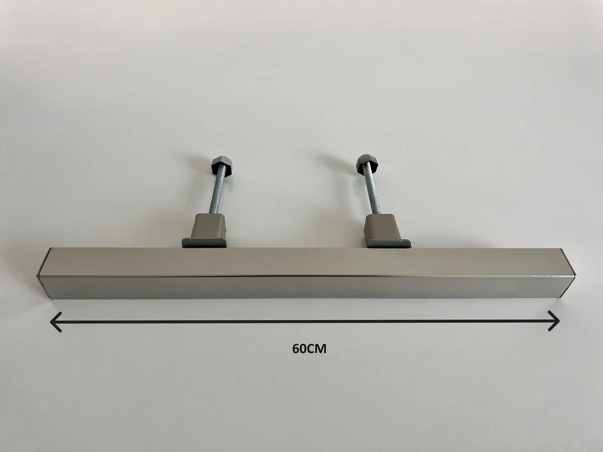 Çelik Kapı Çekme Kolu Kare Tip 60 cm Ayarlanabilir Sistem