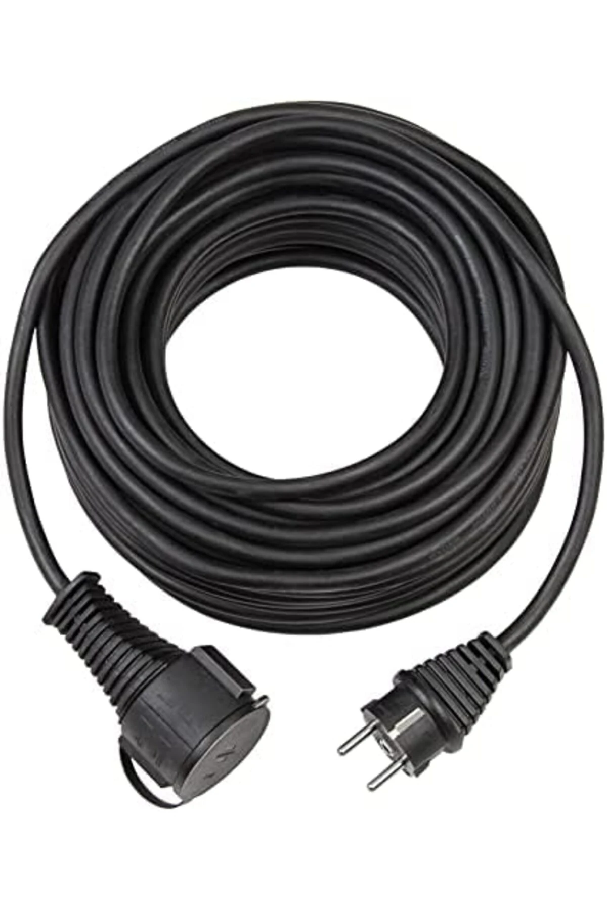 Uzatma Kablosu IP 44 10 Metre Siyah  Priz