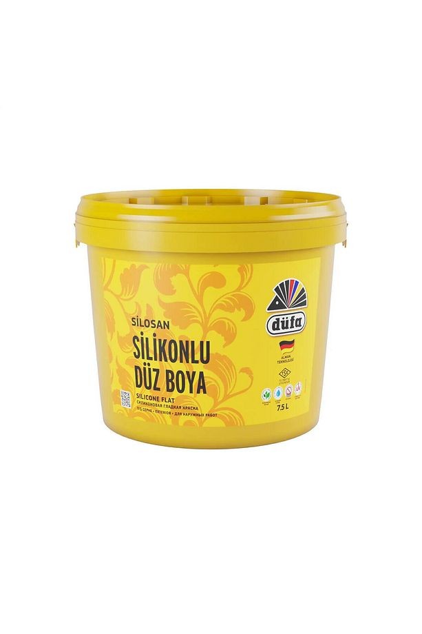 Silikonlu Düz Dış Cephe Duvar Boyası 8588 Atlantik 7.5 L