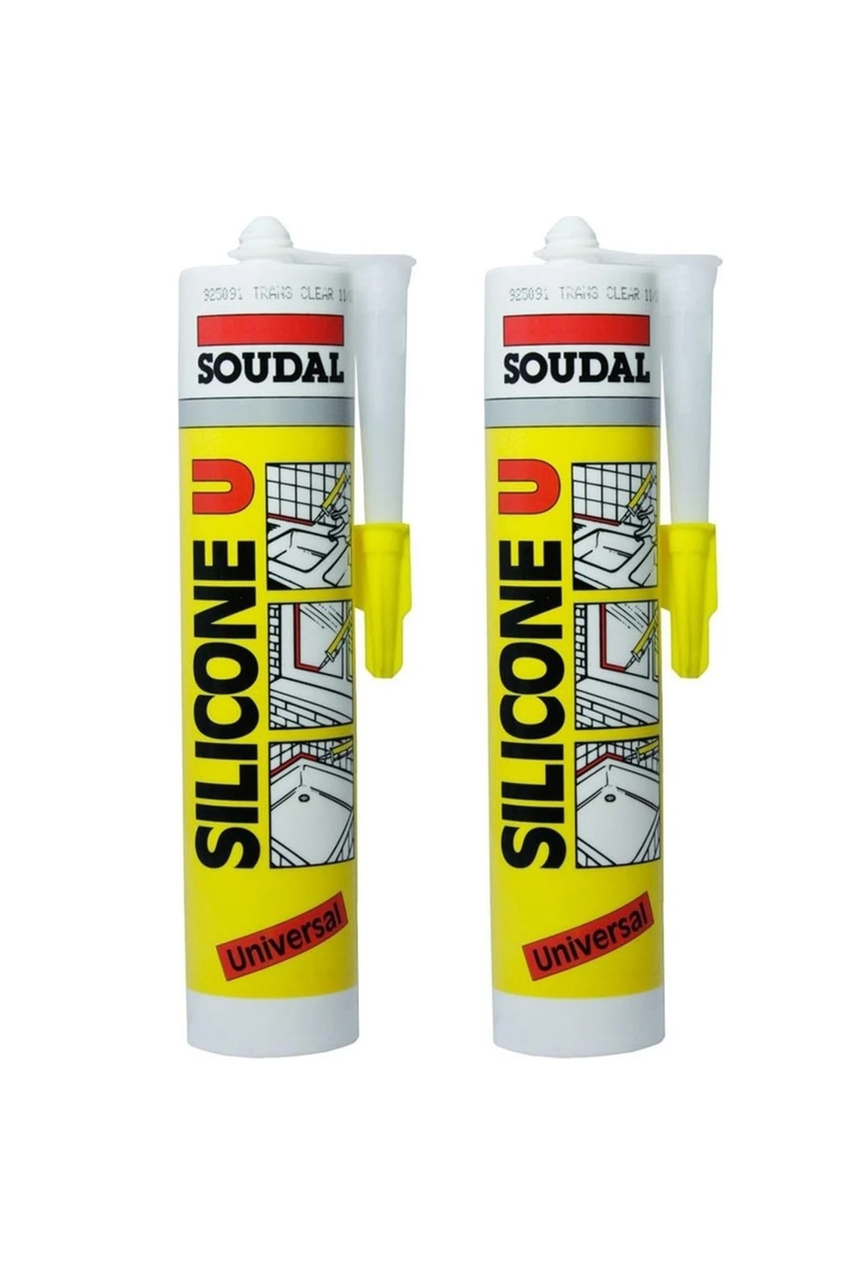 Topalak Ticaret 2 Adet Şeffaf Silikon 280 gr