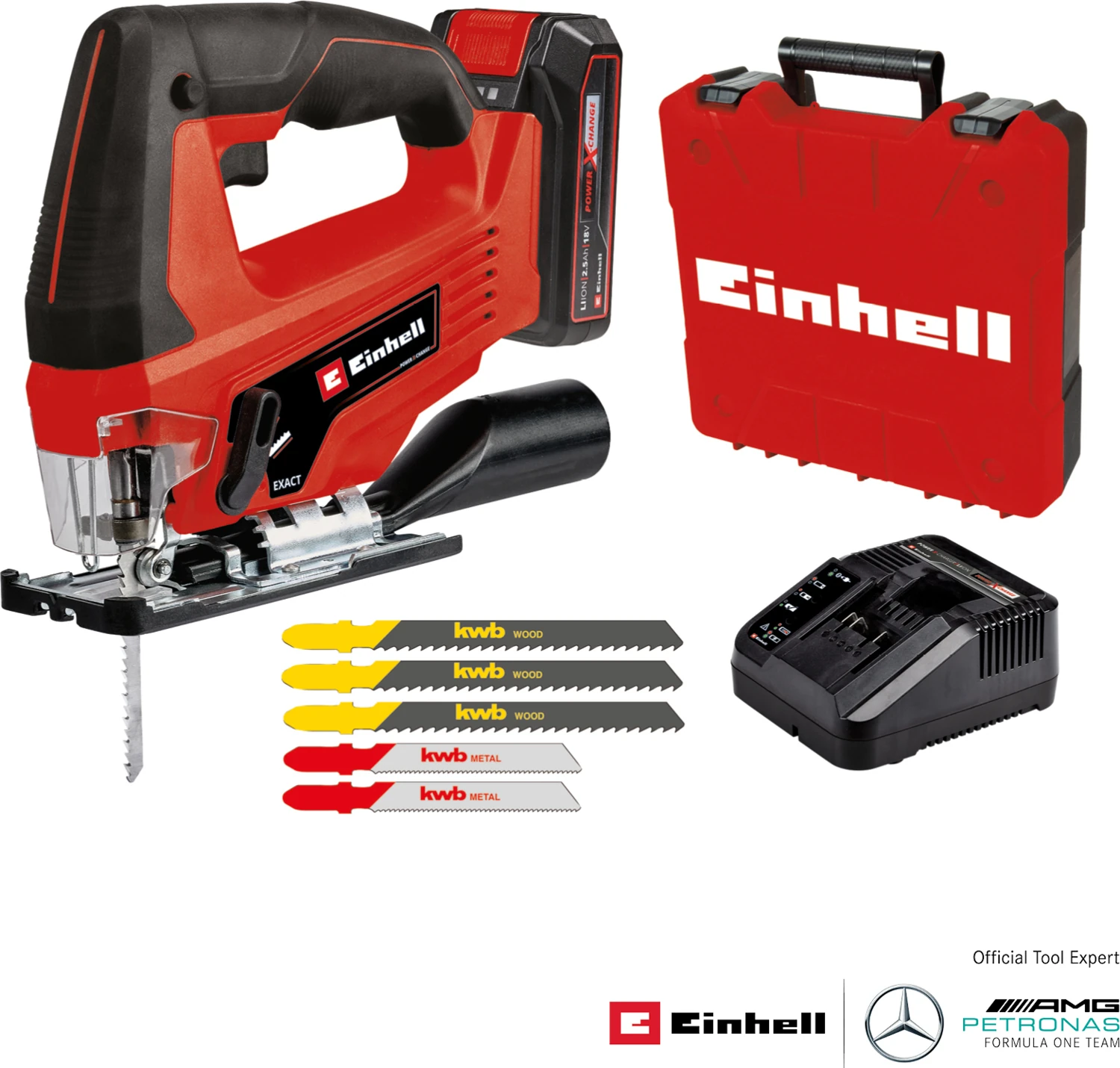 Tc-Js 18 Li (1x2,5 Ah), Akülü Dekupaj Testere