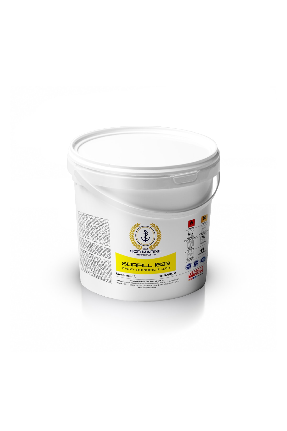 Sorfill 1833 Epoksi Yoklama Macun 3 L