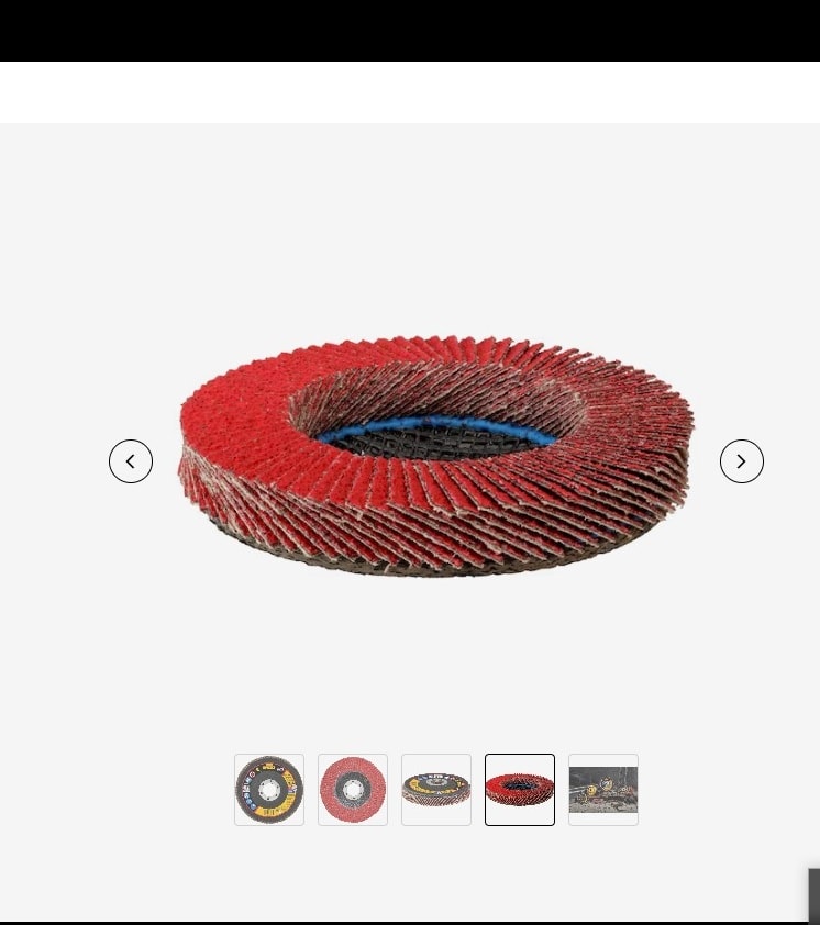 DEWALT 4-1/2'11*5/6'11-11 TYP27 (115*16)MM 40 Kum Flap Disk