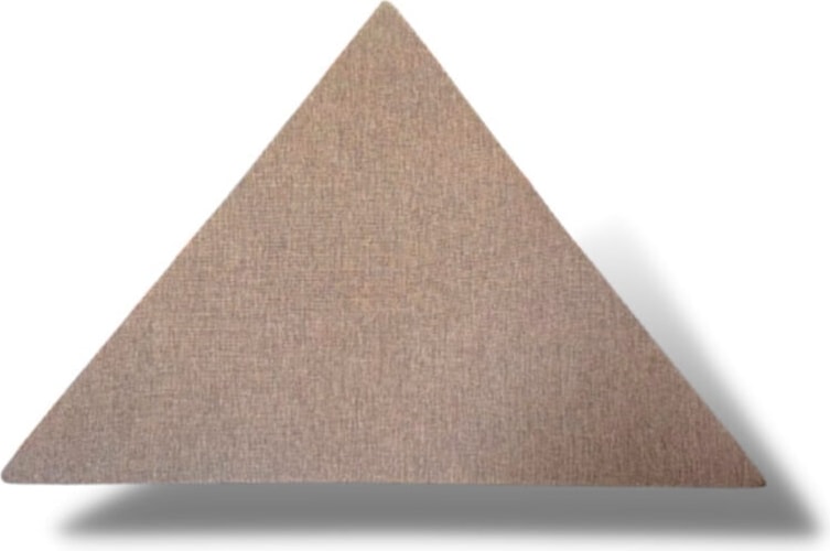 Kahverengi Akustik Üçgen Panel 104X104X118CM Kalınlık 40MM