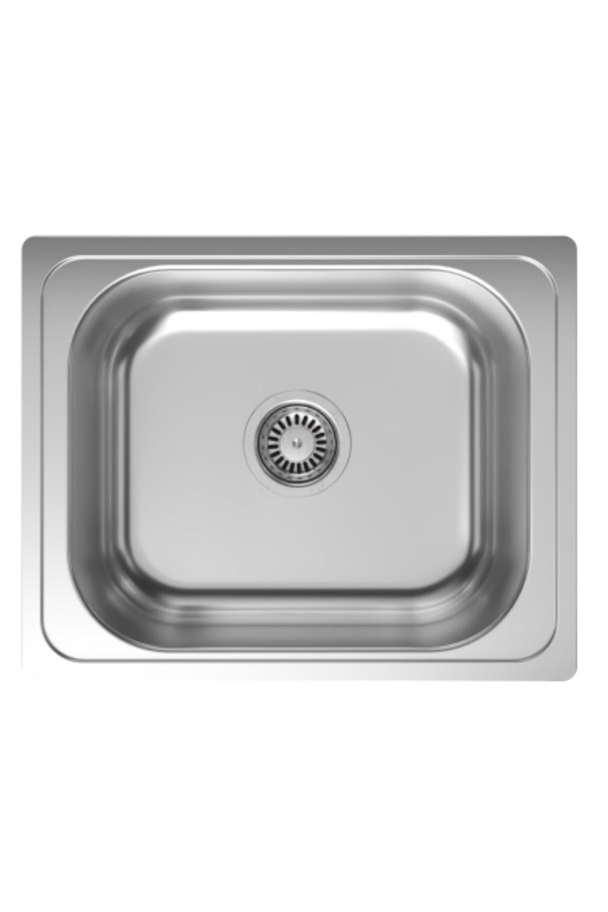 Tezgah Üstü Evye Mermeraltı Evye 40x50 Sifon Dahildir 0,6mm Dir