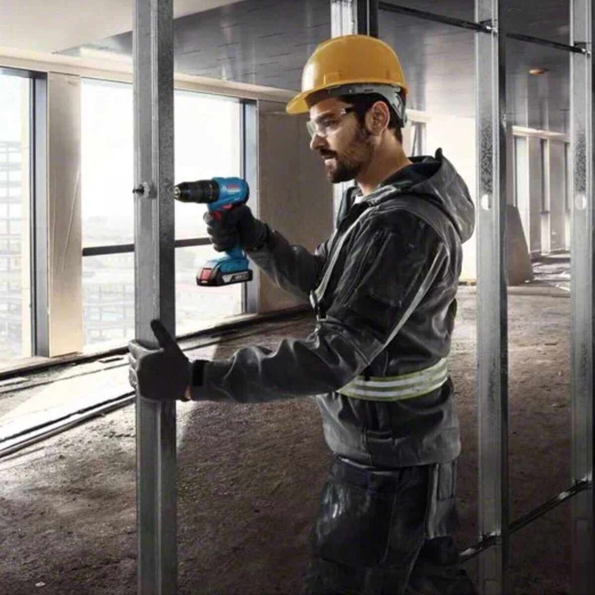 Professional Gsb 185-LI 2 x 2.0AH Çift Akülü Darbeli Matkap - 06019K3100 +  V-Line Matkap & Vidalama Karışık Aksesuar Seti 103 Parça - 2607017367