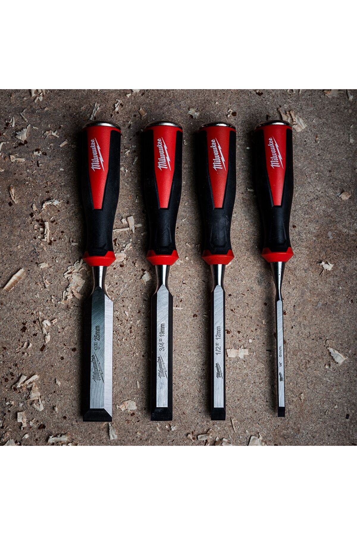 MİLWAUKEE ISKARPELA SET ( 6-12-19-25 mm ) 4 PARÇA 4932479897